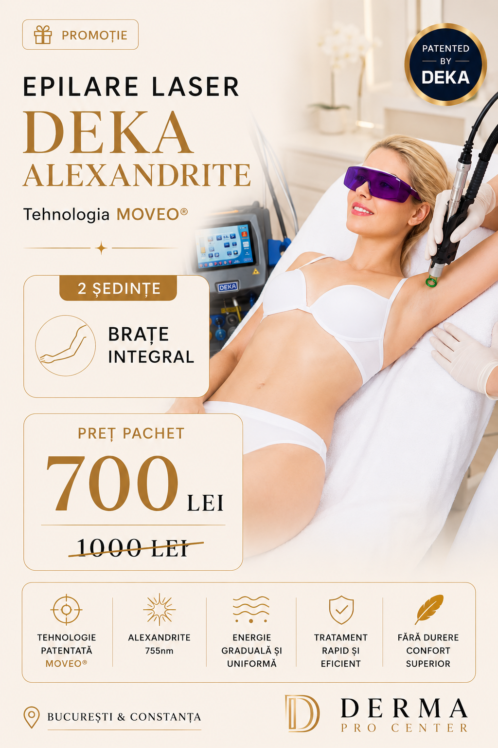 epilare laser deka